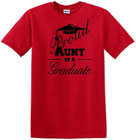 
              Graduation - PROUD AUNT of a Graduate - shirt - short sleeved T-shirt
            