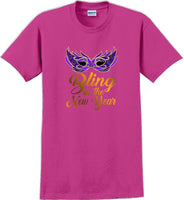 
              Bling in the New Year - New Years Shirt - 12 color choices
            