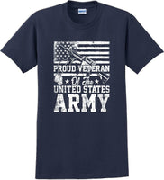 
              PROUD VETERAN OF THE UNITED STATES ARMY, Veterans day Soldier USA Support TShirt
            