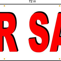 2' x 6' Store Banner - FOR SALE