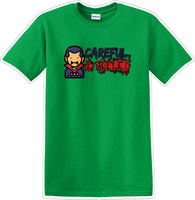 
              CAREFUL I BITE - Halloween - Novelty T-shirt
            