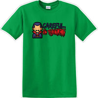 CAREFUL I BITE - Halloween - Novelty T-shirt