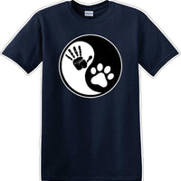 Yin Yang Work Dog - Dog- Novelty T-shirt