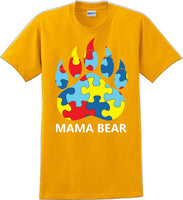 
              Autism Awareness Mama Bear T-Shirt - JC
            