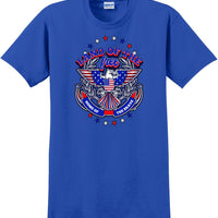 Land of the free home of the Brave memorial day / 4th of July shirt -13 colors