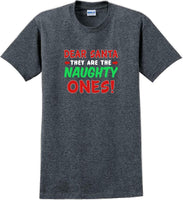 
              Dear Santa -they are the- Naughty ones - Christmas Day T-Shirt -12 color choices
            