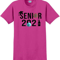 2021 Senior 2021 Graduate - T-Shirt Sizes Sm-5xl