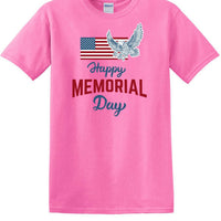 Memorial Day shirt Flag Eagle We Will Always Remember 13 color choices -mds2