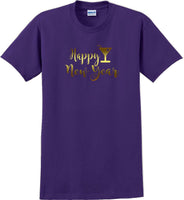 
              Happy New Year  T-Shirt - New Years Shirt - 12 color choices
            