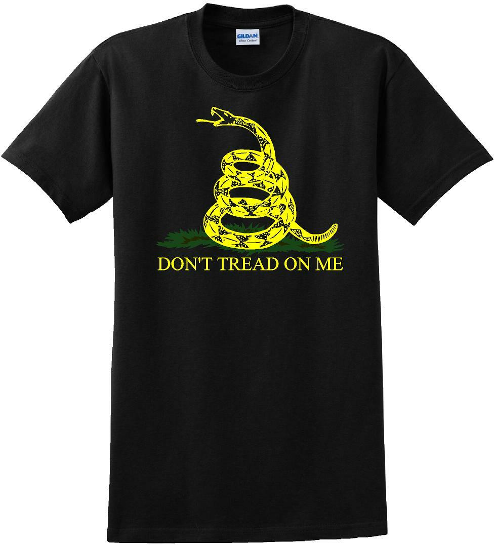 Don't Tread On Me SHIRT Gadsden Flag 2nd Guns SM-5XL-DTOMS2