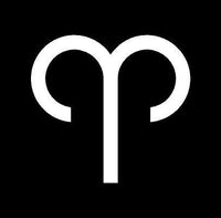 
              Aries Zodiac Sign Horoscope Decal, Sticker, 5"in 3M White 5yr Vinyl
            