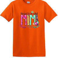 Blessed To Be Called MiMi Shirt For Mother's Day Grandmother Gift -mimis1