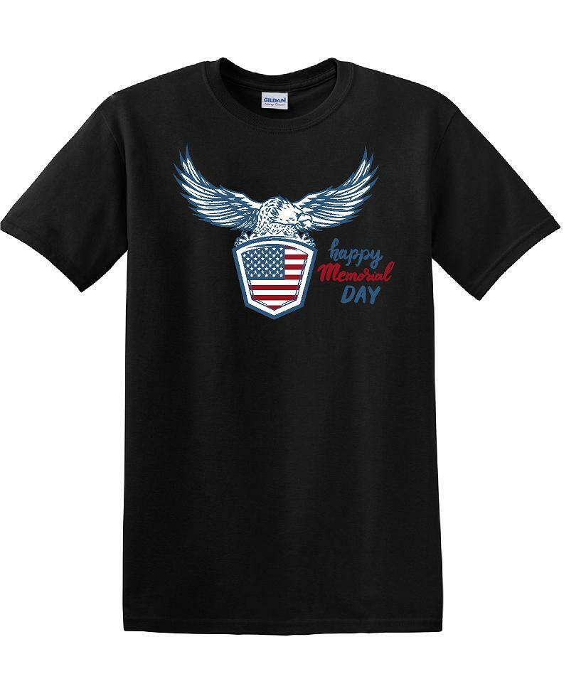 Memorial Day shirt eagle shield We Will Always Remember 13 color choices -mds7