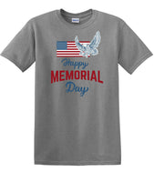 
              Memorial Day shirt Flag Eagle We Will Always Remember 13 color choices -mds2
            