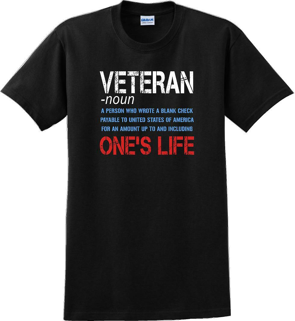 VETERAN NOUN, ONES LIFE, Veterans day Soldier USA Support T-Shirt