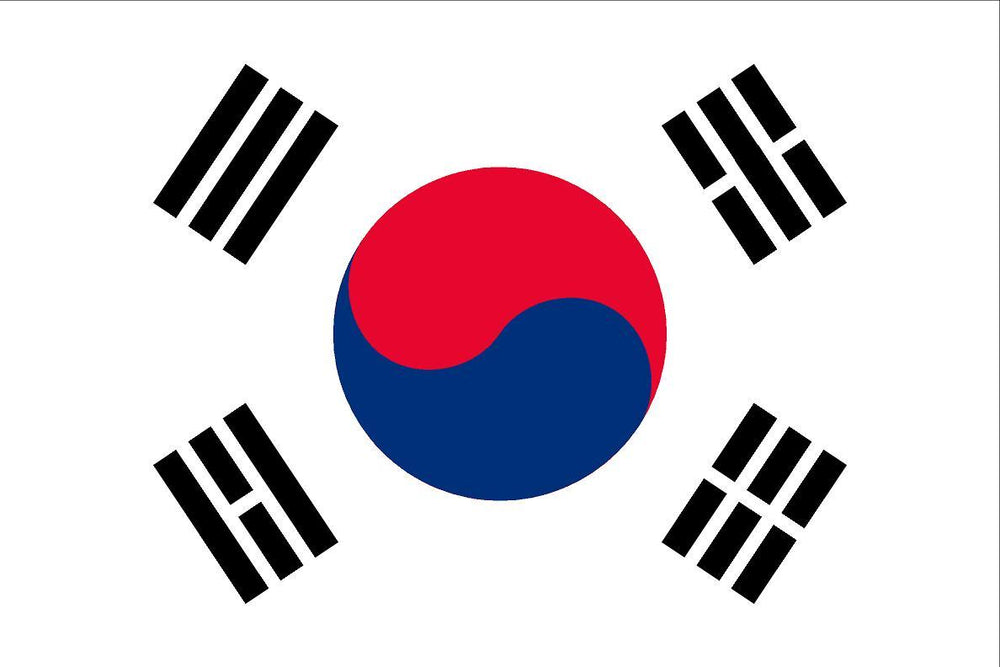 SOUTH KOREAN COUNTRY FLAG, STICKER, DECAL, vinyl Country flag of South Korea