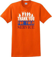 
              THANK YOU FOR YOUR SERVICE, Veterans day Soldier USA Support T-Shirt
            
