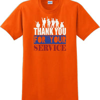 THANK YOU FOR YOUR SERVICE, Veterans day Soldier USA Support T-Shirt