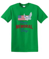 
              Memorial Day shirt Flag Eagle We Will Always Remember 13 color choices -mds2
            