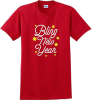 
              Bling in the New Year with stars T-Shirt - New Years Shirt - 12 color choices
            