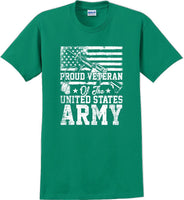
              PROUD VETERAN OF THE UNITED STATES ARMY, Veterans day Soldier USA Support TShirt
            