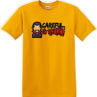 CAREFUL I BITE - Halloween - Novelty T-shirt