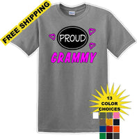 
              Proud Grammy heart shirt - Gram, Grammy, Grandma - Novelty T-shirt
            