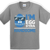 I'm EGG-STRA Handsome - Distressed Design - Kids/Youth Easter T-shirt