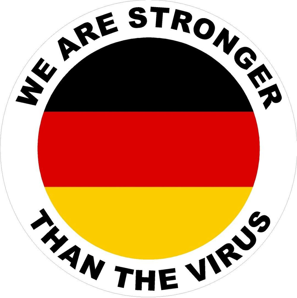 Germany We are stronger than the Virus Decal