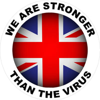 United Kingdom We are stronger than the Virus Decal
