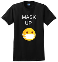 
              MASK UP NOVELTY BLACK SHIRT - DF
            