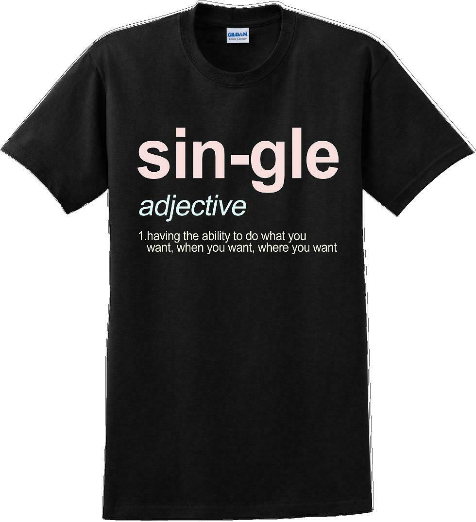 Sin-gle  - Valentine's Day Shirts - V-Day shirts