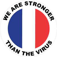 France We are stronger than the Virus Decal