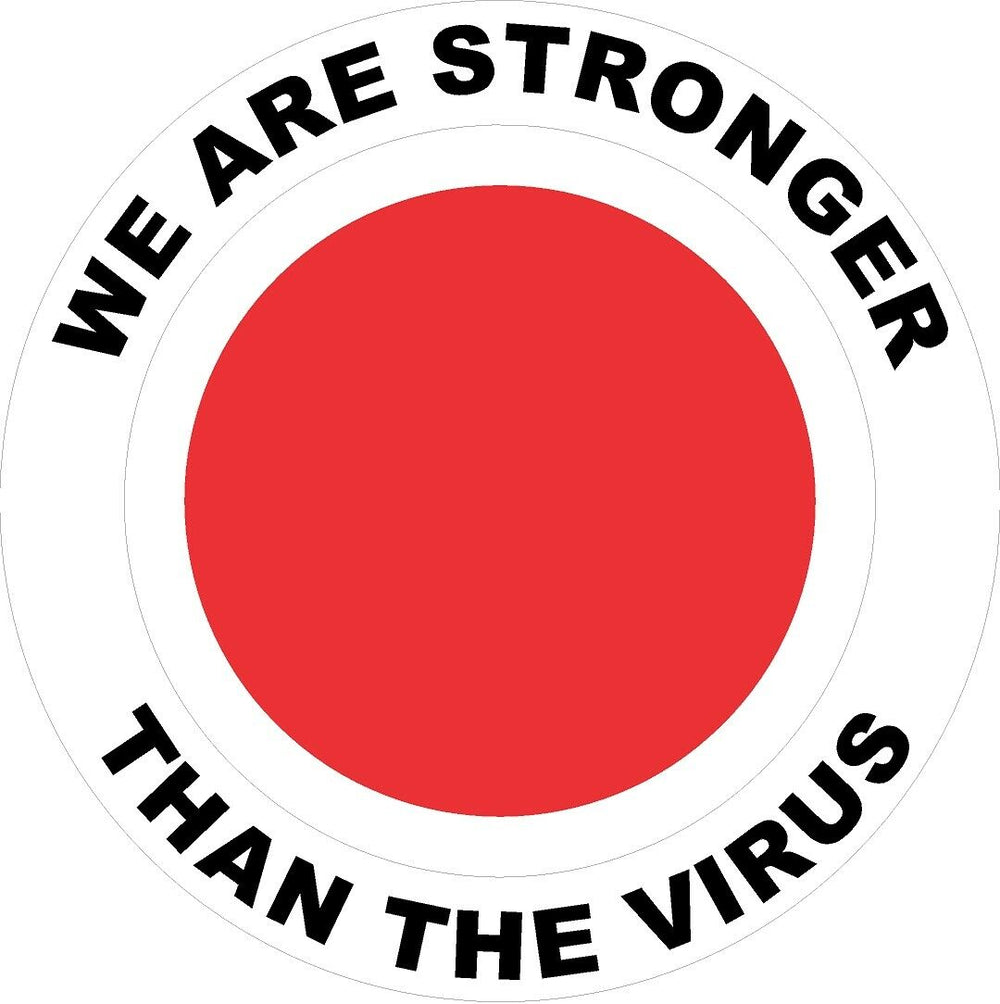 Japan We are stronger than the Virus Decal