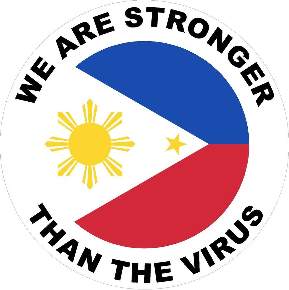 Philippines We are stronger than the Virus Decal