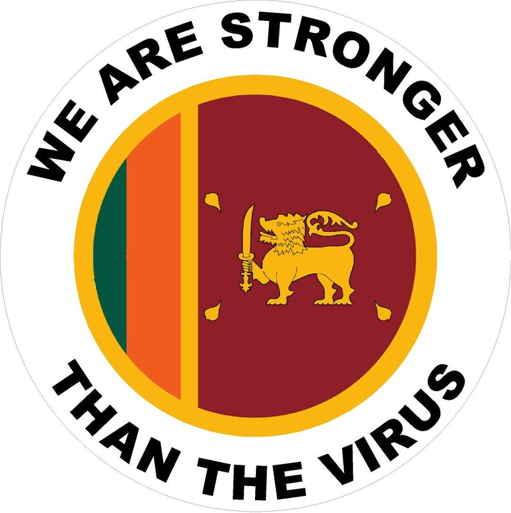 Sri Lanka We are stronger than the Virus Decal