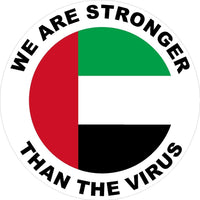 United Arab Emirates We are stronger than the Virus Decal