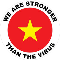 Vietnam We are stronger than the Virus Decal
