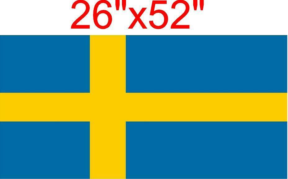 custom size SWEDISH COUNTRY FLAG 26