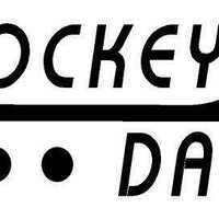 Hockey Dad  STICKER, DECAL, 5YR VINYL, Hockey -14 colors