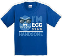 
              I'm EGG-STRA Handsome - Distressed Design - Kids/Youth Easter T-shirt
            