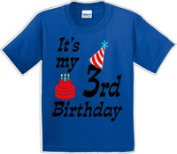 
              It's my 3rd Birthday Shirt with Birthday cake design  - Youth B-Day T-Shirt - JC
            