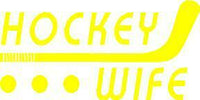 
              Hockey Wife STICKER, DECAL, 5YR VINYL, Hockey -14 colors
            
