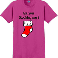 Are you Stocking me? - Christmas Day T-Shirt