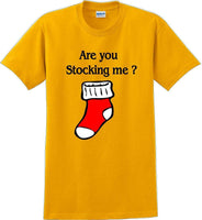 
              Are you Stocking me? - Christmas Day T-Shirt
            