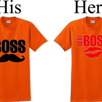 Boss/The real Boss  -Couples Shirts-V- Day shirts-Sold Individually