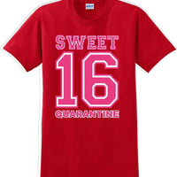 Sweet 16 Quarantine  - 16th B-Day T-Shirt Birthday Shirt 12 Color Choices S-5XL