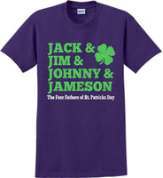 
              Jack & Jim & Johnny & Jameson St. Patrick's Day T-Shirt
            