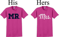 
              Mr. and Mrs.-Couples Shirts-Valentines shirts- V- Day shirts-Sold Individually
            