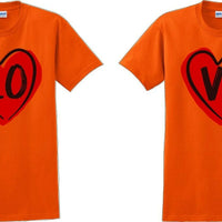 Couple Matching T-shirt Love Tshirt LO VE Valentine's Day Couple Shirts V-Day